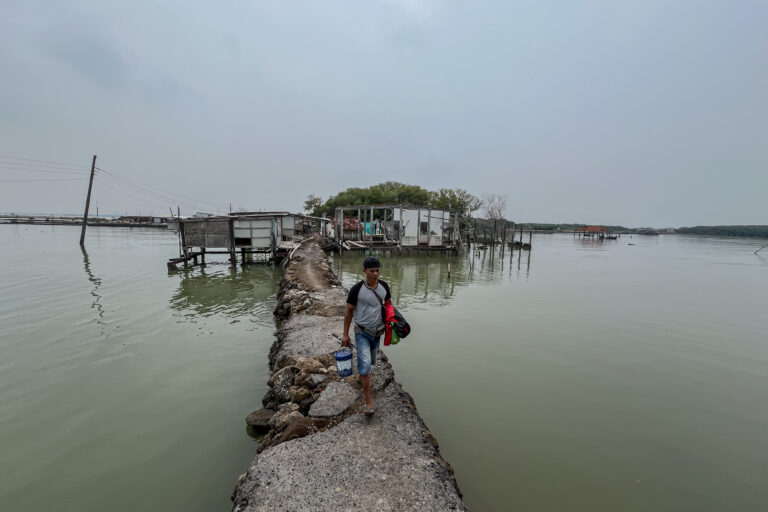 Tanah Amblas, Rob, dan Ancaman Tenggelamnya Pesisir Utara Demak di Tahun 2030