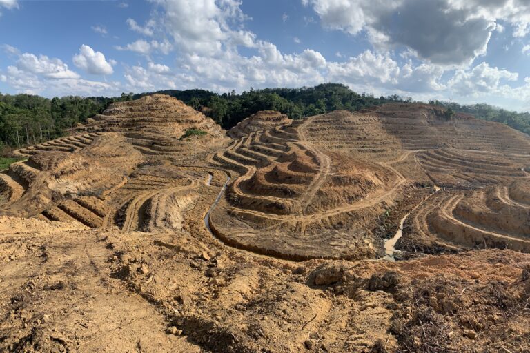 Kabun petani di Desa Muara Kilis tergusur. Foto: Teguh Suprayitno/Mongabay Indonesia